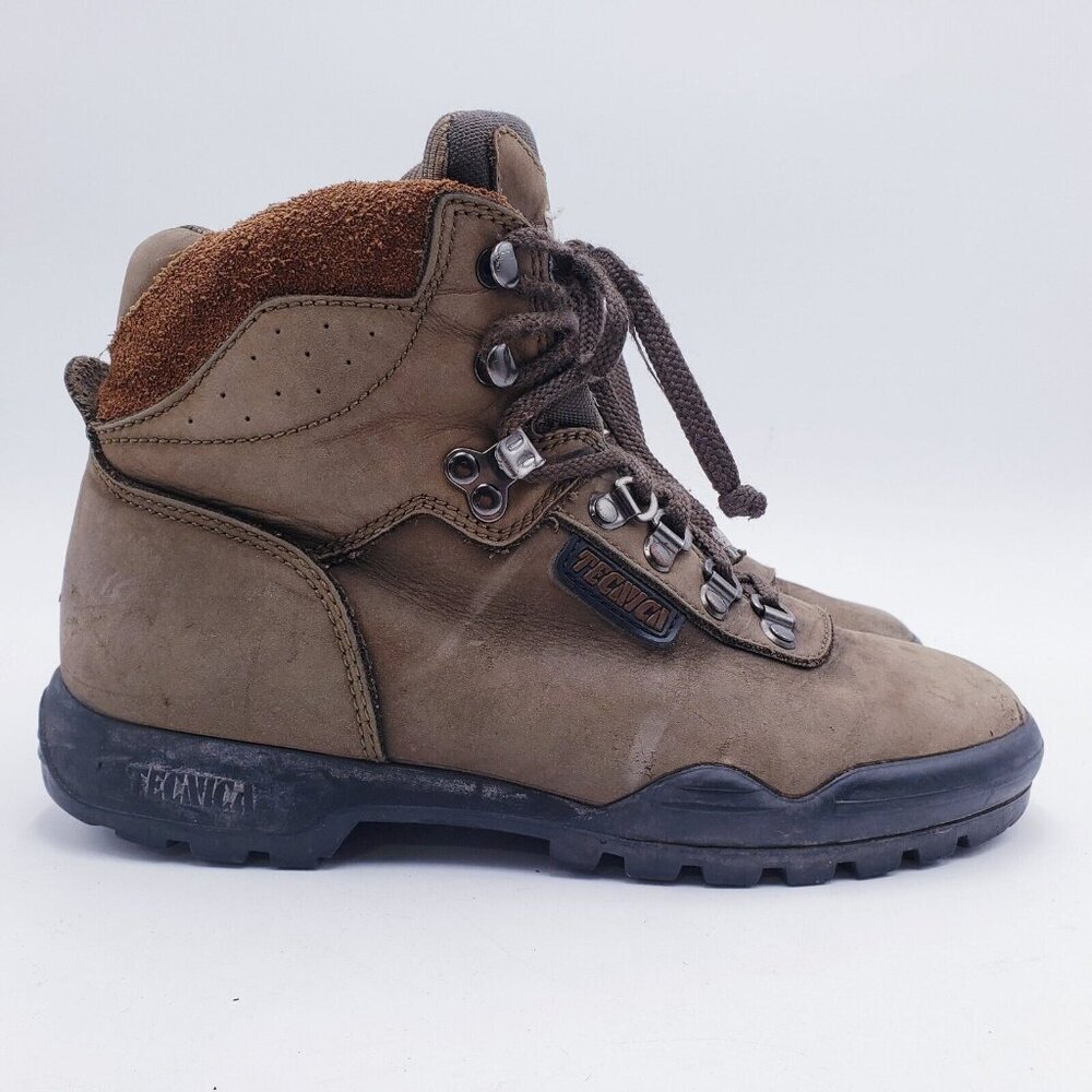 Tecnica Cascata Trekking Hiking Boots Womens 8.5 Brown Leather Lace‎ Up Outdoor